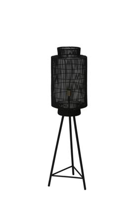 Light & Living Vloerlamp 'Gruaro' 125cm, kleur Mat Zwart