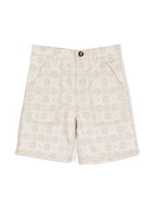 Gucci Kids short à motif GG en jacquard - Tons neutres