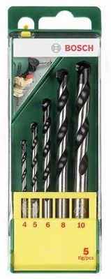 Bosch Accessories Promoline 2607019444 Carbide Beton-spiraalboren set 5-delig Cilinderschacht 1 set(s)