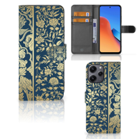 Xiaomi Redmi 12 Hoesje Beige Flowers - thumbnail