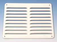 Aluminium Schoepenrooster Opbouw 245 X 195mm - Wit (1-2520w)