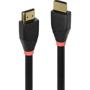 LINDY 41072 HDMI-kabel HDMI Aansluitkabel HDMI-A-stekker, HDMI-A-stekker 15.00 m Zwart 4K UHD, Vergulde steekcontacten