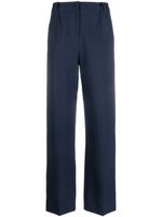 Patrizia Pepe pantalon palazzo Essential à design stretch - Bleu