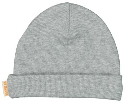 HEMA Newborn Mutsje Met Bamboe (grijsmelange) HEMA Newborn Mutsje Met Bamboe (grijsmelange)