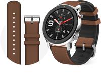 Amazfit GTR Stainless Steel - Smartwatch - AMOLED scherm - Bluetooth 5.0 - 5 ATM - Accelerometer - Barometer