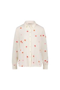 Fabienne Chapot - Offwhite Blouse geplaatste bloemetjes - Maat 44