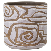 Bloomingville Bloempot Lija Wit 12 x 12 x 12