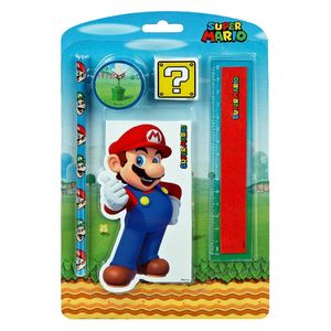 Kids Licensing Super Mario Stationery Set, 5dlg.