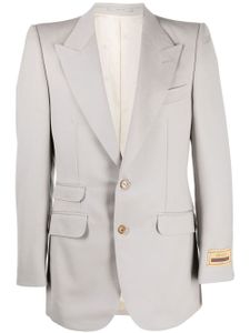 Gucci single-breasted wool blazer - Gris