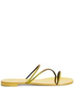 Giuseppe Zanotti sandales Julianne à design sans lacets - Jaune