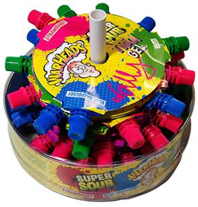 Warheads Warheads - Sour Attack Wheel 51 Gram 24 Stuks