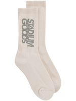 STADIUM GOODS® chaussettes à logo brodé - Tons neutres