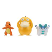 Pokémon Battle Figure Set 3-Pack Charmander #4, Galarian Darumaka, Psyduck 5 cm - thumbnail