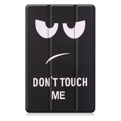Shop4 - Samsung Galaxy Tab A7 10.4 (2020) Hoes - Smart Book Case Don't Touch Me Zwart Shop4 - Samsung Galaxy Tab A7 10.4 (2020) Hoes - Smart Book Case Don't Touch Me Zwart