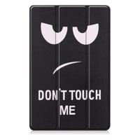 Shop4 - Samsung Galaxy Tab A7 10.4 (2020) Hoes - Smart Book Case Don't Touch Me Zwart