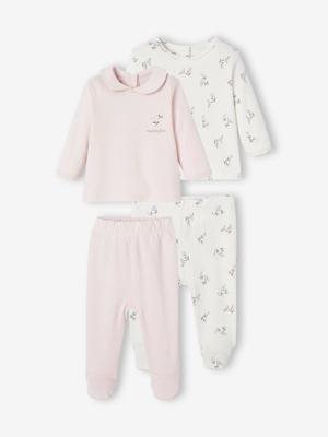 Set van 2 babypyjama's, 2-delig lichtroze Set van 2 babypyjama's, 2-delig lichtroze