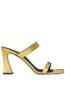 Giuseppe Zanotti sandales Flame en cuir verni - Or