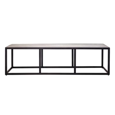 Eleonora Salontafel 'Chara' Zwart Marmer, 140 x 40cm