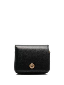 Tory Burch portefeuille Robinson à plaque logo - Noir