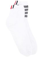 Thom Browne chaussettes à détail rayé - Blanc - thumbnail