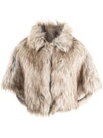 Unreal Fur cape Nord en fourrure artificielle - Marron