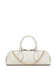 Valentino Garavani sac à main Rockstud East-West en cuir - Blanc