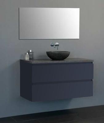 Lambini Designs Trend Dynasty badkamermeubel hoogglans antraciet 100cm Lambini Designs Trend Dynasty badkamermeubel hoogglans antraciet 100cm