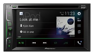 Pioneer AVH-Z3200DAB Autoradio met scherm dubbel DIN DAB+ tuner, Bluetooth handsfree, Aansluiting voor achteruitrijcamera