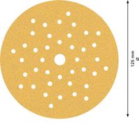 Bosch Accessoires Expert C470 schuurpapier voor excenterschuurmachines 125 mm, multigaten, K80 50-delig - 1 stuk(s) - 2608901126