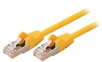 Valueline VLCP85121Y025 Cat5e Sf/utp Netwerkkabel Rj45 (8/8) Male - Rj45 (8/8) Male 0.25 M Geel - thumbnail