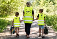 Gepersonaliseerd veiligheidsvest kinderen 7 tot 9 jaar - thumbnail