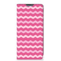 Poco X4 Pro 5G Hoesje met Magneet Waves Pink