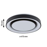 Paulmann 70545 Rainbow LED-plafondlamp LED LED 19.25 W Zwart, Wit - thumbnail