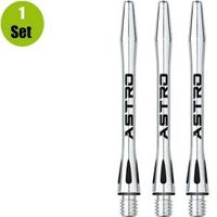 Winmau Astro Aluminium Dartshafts - Zwart - Medium