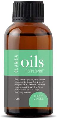 Glamza Roller Ball Essential Olie - 10ml Pepermunt