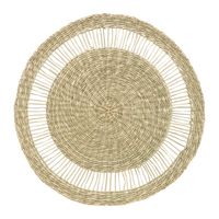 Ronde placemat zeegras naturel 38 cm - thumbnail