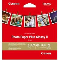 Canon PP-201 8.9 x 8.9 cm 20 vel Photo Paper Plus Glossy II 265 g - thumbnail