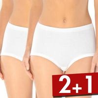 Schiesser 2 stuks Original Classics Fine Rib Waist Panties * Actie *