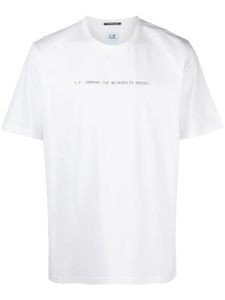 C.P. Company t-shirt en coton à imprimé graphique - Blanc