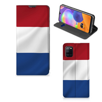 Samsung Galaxy A31 Standcase Nederlandse Vlag - thumbnail