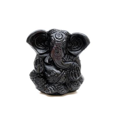 Ganesha Beeld - Zwarte Afwerking (7 cm) Ganesha Beeld - Zwarte Afwerking (7 cm)