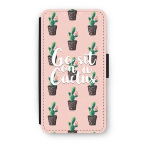 Cactus quote: iPhone X Flip Hoesje