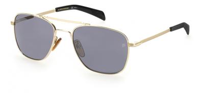 David Beckham zonnebril 7019/S cat.3 wayfarer RVS goud/zilver David Beckham zonnebril 7019/S cat.3 wayfarer RVS goud/zilver