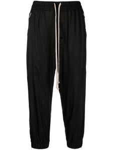 Rick Owens pantalon court à taille à lien de resserrage - Noir