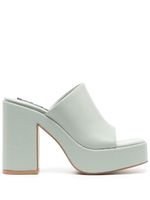 Senso mules Yael en cuir - Vert - thumbnail