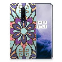 OnePlus 7 Pro TPU Case Purple Flower - thumbnail