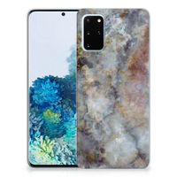 Samsung Galaxy S20 Plus TPU Siliconen Hoesje Marmer Grijs