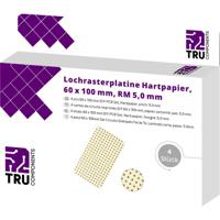 TRU COMPONENTS T1906SA036 Printplaat Hardpapier (l x b) 100 mm x 60 mm 35 µm Rastermaat 5 mm Inhoud 4 stuk(s) - thumbnail