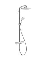 Hansgrohe Croma Select E opbouw regendouche met thermostaat en 28cm hoofddouche chroom