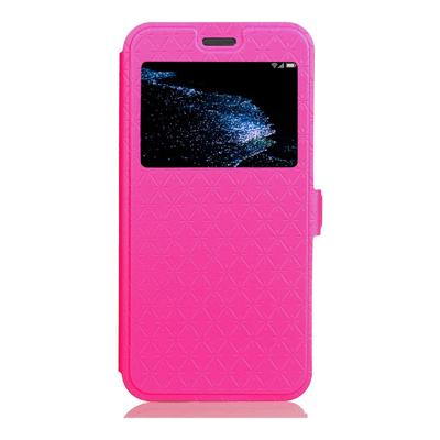 Shop4 - Huawei P10 Lite Hoesje - Window View Case Diamond Series Roze Shop4 - Huawei P10 Lite Hoesje - Window View Case Diamond Series Roze